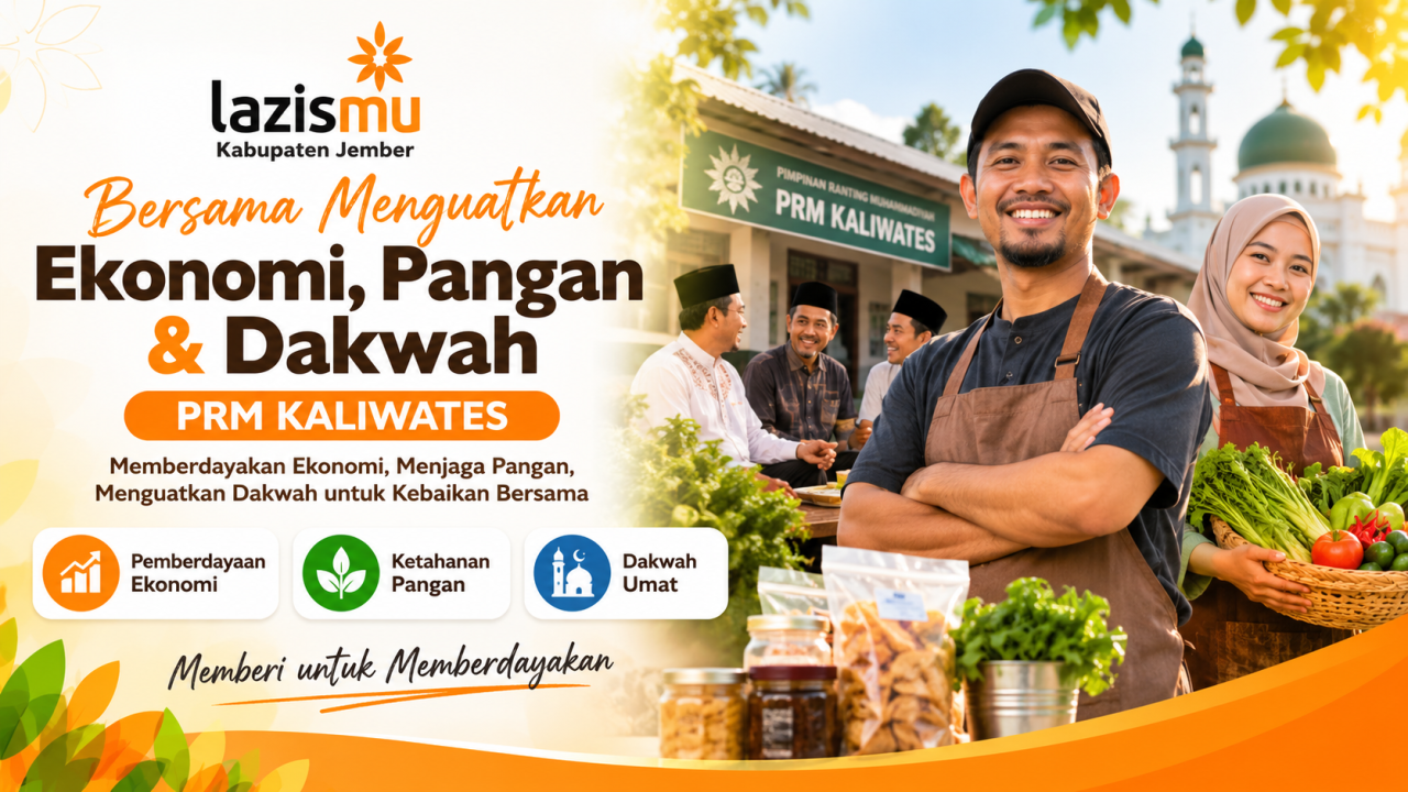 Bersama Menguatkan Ekonomi, Pangan dan Dakwah PRM Kaliwates