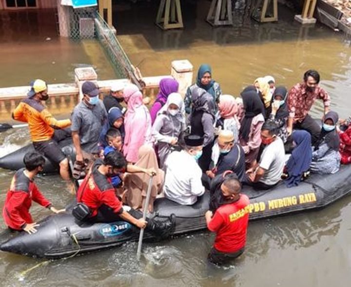 Kalteng Berduka, Banjir Dua Meter Rendam Ribuan Rumah