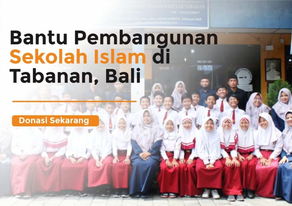 Bantu Pembangunan Sekolah Islam di Tabanan, Bali