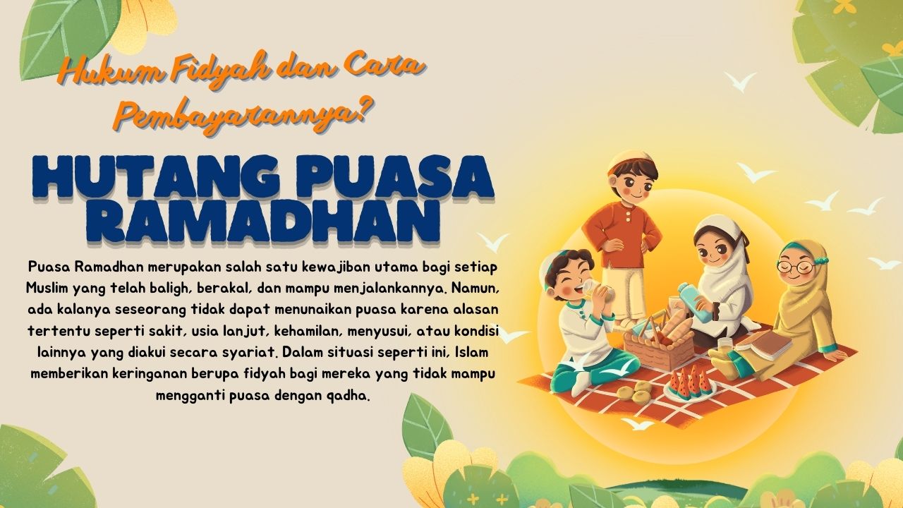 Hukum Fidyah dan Cara Pembayarannya untuk Hutang Puasa Ramadhan